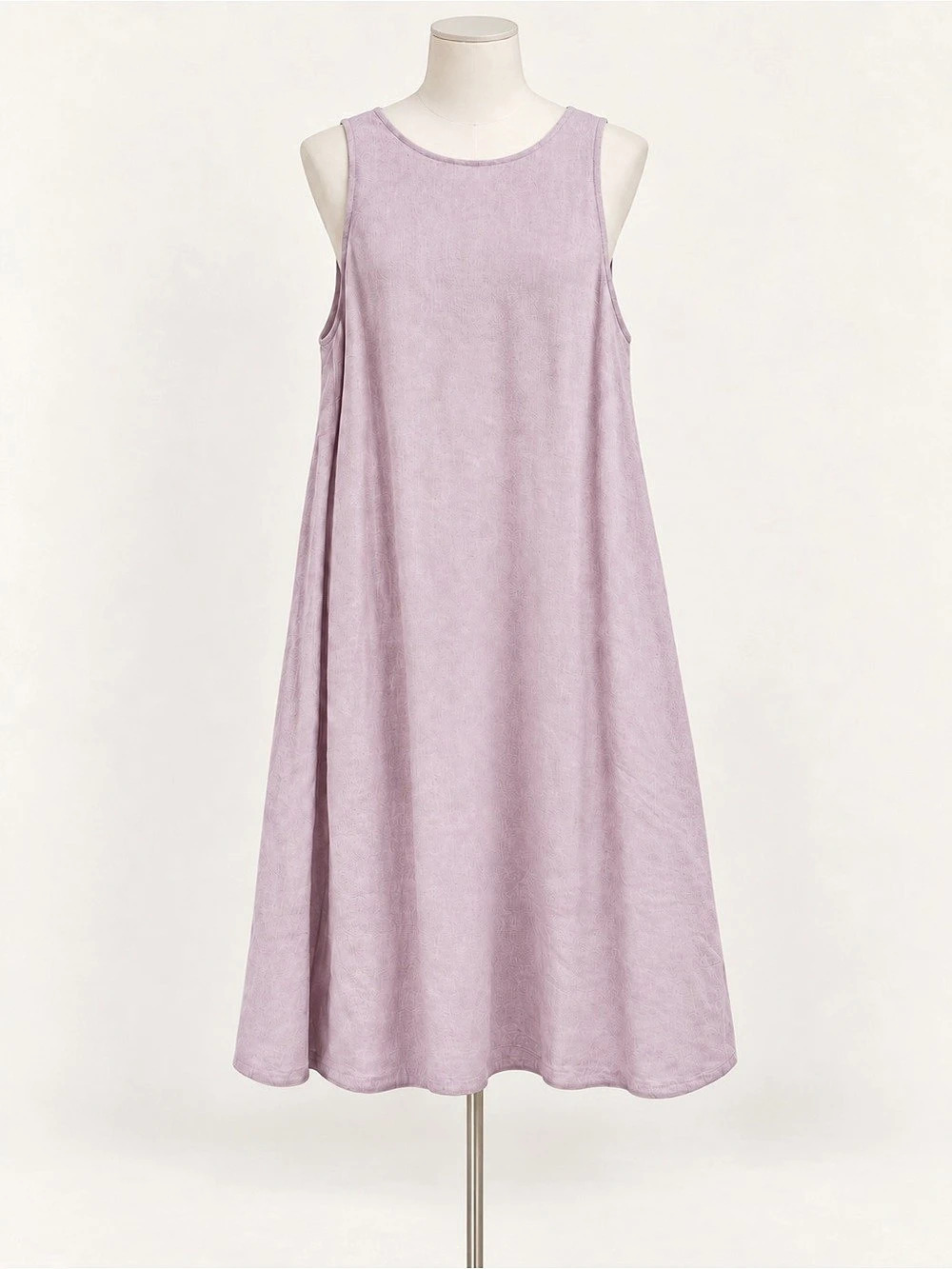 Madewell Linen Blend Shift Minidress – Marble Lilac, Size M NWT